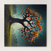 開花お洒落開花木 ジグソーパズル (横)