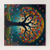 開花お洒落開花木 ジグソーパズル (横)