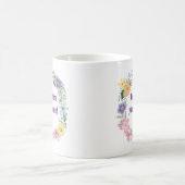 開花があなたは植え付けインスパイアられた場所 – のフローラマグカップ コーヒーマグカップ (中央)