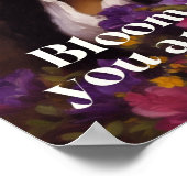 開花が植えられているフローラ ポスター (角)