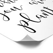 開花が植えられているポスター ポスター (角)