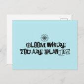 開花が植えられている場所 ポストカード (正面/裏面)