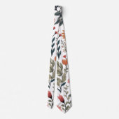 開花が植えられている場所 – 感動的フローラ ネクタイ (裏面)