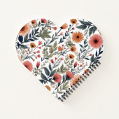 開花が植えられている場所 – 感動的フローラ ノートブック (裏面)