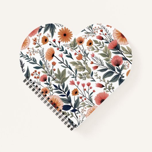 開花が植えられている場所 – 感動的フローラ ノートブック (正面)