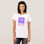開花が植えられている場所 Tシャツ (正面フル)