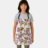 開花さくらんぼの花模様  エプロン (インサイチュ)