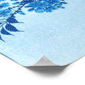 開花さくらんぼムーンライトナイトオラコソンブルー12 ポスター (角)