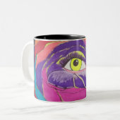 開花した卓越性マグカップ ツートーンマグカップ (正面左)