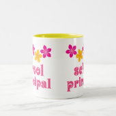 開花した学校長 ツートーンマグカップ (中央)