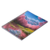 開花した沼のさくらんぼ ノートブック (左側)