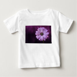 開花した紫の花 ベビーTシャツ