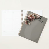 開花した芍薬の文房具 プランナー手帳 (ディスプレー)
