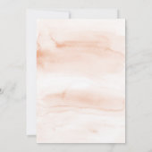 開花するサンザシの花 招待状 (裏面)