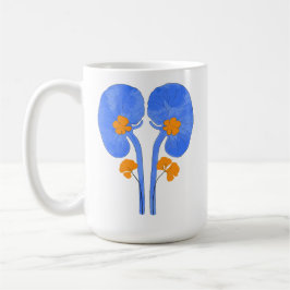 開花する腎臓 コーヒーマグカップ