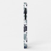 開花つる植物フローラ水の色パターン Case-Mate iPhoneケース (裏面/左)