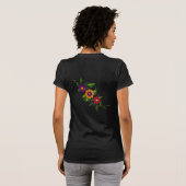 開花つる植物 Tシャツ (裏面フル)