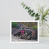 "開花で置き去りにされて" ポストカード (スタンド正面)