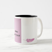 開花とグレースフローラマグ ツートーンマグカップ (正面右)