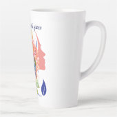 開花とグレースラテマグ カフェラテマグ (右)