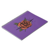 開花とナビゲーション：バラコンパスT型 ノートブック (左側)