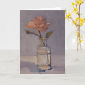 開花とバド カード (黄色い花)