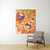 開花とブランチ タペストリー (インサイチュ)