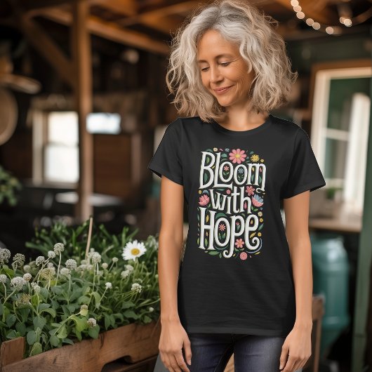 開花と希望 Tシャツ