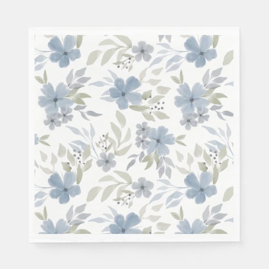 開花と成長ベビーシャワー スタンダードランチョンナプキン (正面)