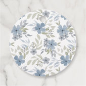 開花と成長ベビーシャワー フェイバータグ (裏面)