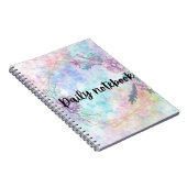 開花と書-フローラノートブック ノートブック (右側)