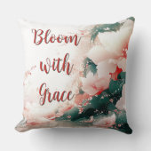 開花と猶予フローラ クッション (正面)