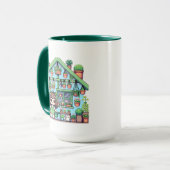 開花と猶予 |植物かわいいの女の子 マグカップ (正面左)