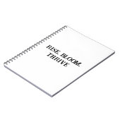 開花と繁栄のノやる気を起こさせるートブック ノートブック (左側)