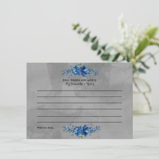 開花と花：フローラガイドのアドバイス エンクロージャーカード (スタンド正面)