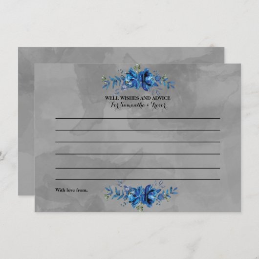 開花と花：フローラガイドのアドバイス エンクロージャーカード (正面/裏面)