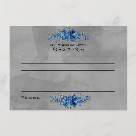 開花と花：フローラガイドのアドバイス エンクロージャーカード (正面)