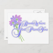 開花どこ神があなたを植える2 ポストカード (正面/裏面)