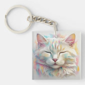 「開花のひげ」 キーホルダー (正面)