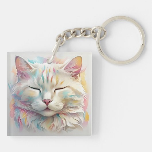 「開花のひげ」 キーホルダー (裏面)