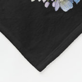 開花のアジサイ フリースブランケット (角)