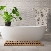 開花のエレガンス： 3ピースフローラタオルセット バスタオルセット