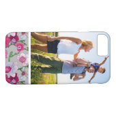 開花のカスタムな写真のピンクの蘭 Case-Mate iPhoneケース (裏面(横))