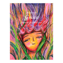 開花のグレース・アートのポスター