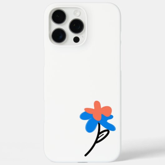 開花のハート Case-Mate iPhoneケース (裏面)