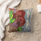 開花のバスケット クッション (ブランケット)