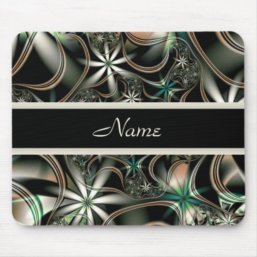 開花のパーソナライズなマウスパッドの優雅 マウスパッド (正面)