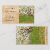 開花のフィンセント・ファン・ゴッホの芸術の果樹園 名刺 (正面/裏面)