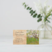 開花のフィンセント・ファン・ゴッホの芸術の果樹園 名刺 (スタンド正面)