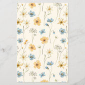 開花のブライダルシャワーへの招待で予算の愛 チラシ (裏面)